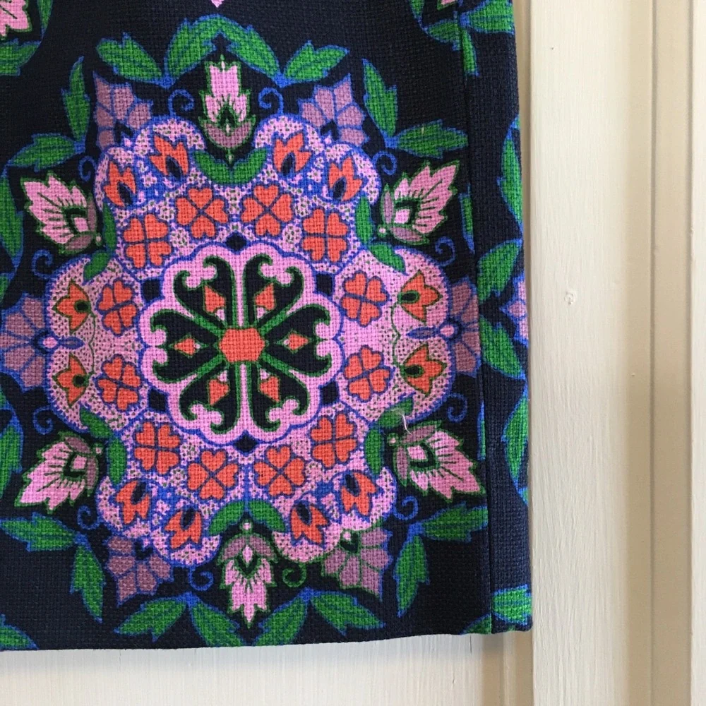 J. Crew Factory Basketweave floral skirt - Picture 2 of 5